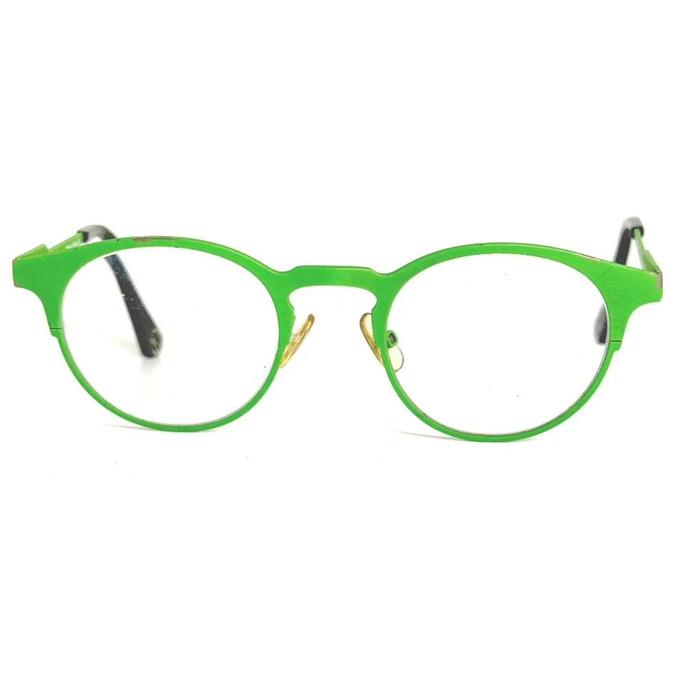 WOOW Paris‎ Call Me 1 Col 9274 Green Round Eyeglasses Frames 47-22-145 Korea